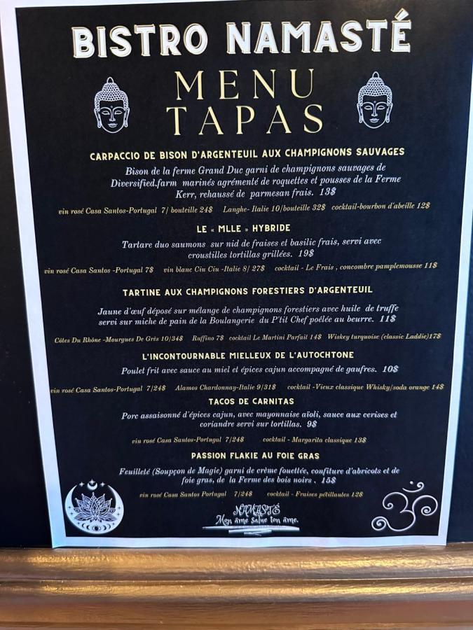 Auberge Et Bistro Namaste Lachute Eksteriør bilde